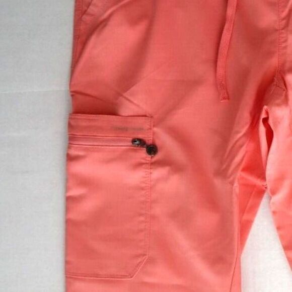 Healing Hands 9181 Women's Sz S Melon Convertible Drawstring Tamara Scrub Pants - Picture 6 of 12